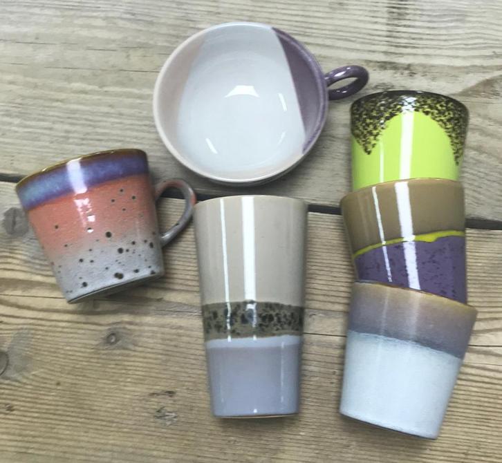 Set (HK LIVING) bekers kopjes, Huis en Inrichting, Keuken | Servies, Ophalen of Verzenden