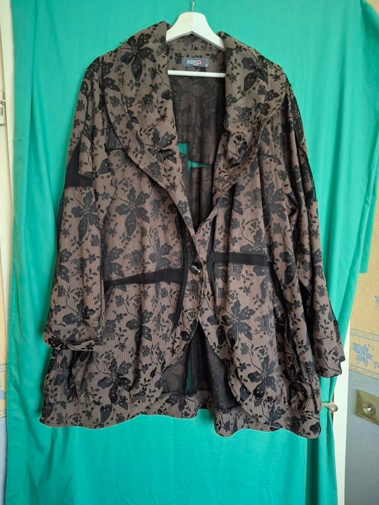 Kekko maat 3, Verzenden, Nieuw, Zwart, Jasje of Colbert