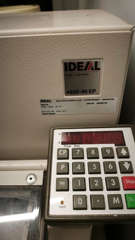 IDEAL 4850-95EP Snijmachine Guillotine Papier, Ophalen, Gebruikt