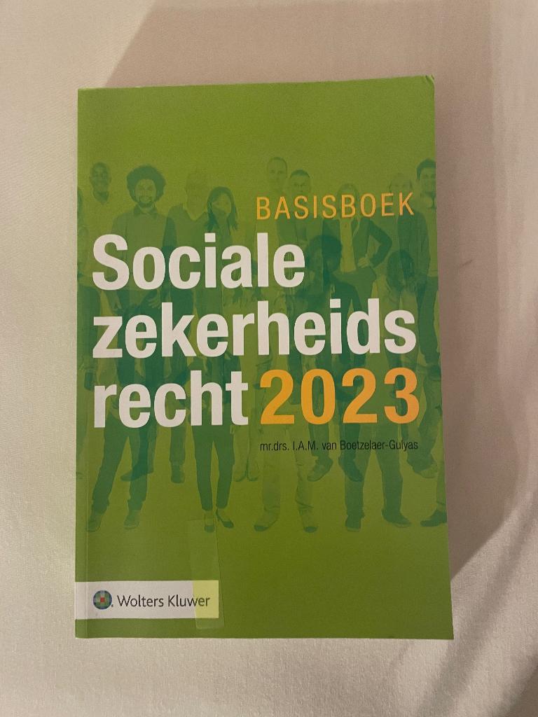 Sociale zekerheidsrecht, Boeken, Zo goed als nieuw, Wolters Kluwer, Alpha, HBO