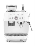 Smeg EGF03WHEU Espressomachine met Geïntegreerde Bonenmaler, Afneembaar waterreservoir, Espresso apparaat, Nieuw, 2 tot 4 kopjes
