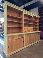 Groot! Teakhouten Buffetkast | winkelkast | keukenkast groen, Gebruikt, 200 cm of meer, Teakhout, Anteak