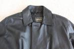 Prachtige Leren Heren Chriss Jas (M) € 85,-, Maat 48/50 (M), Zwart, Nieuw, Ophalen of Verzenden