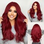 Pruik met golvend rood lang haar model 6144, Sieraden, Tassen en Uiterlijk, Uiterlijk | Haarverzorging, Ophalen of Verzenden, Nieuw