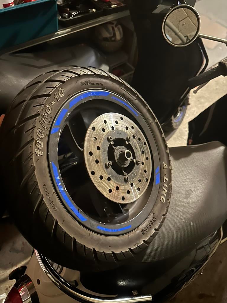 Zip velg met band, Fietsen en Brommers, Ophalen, Zo goed als nieuw, Overige typen, Piaggio