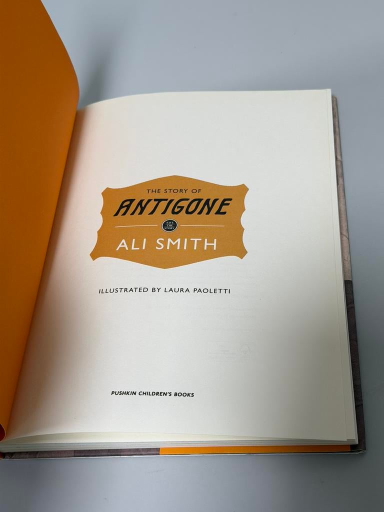 The Story of Antigone Ali Smith Hardcover Boek in het Engels, Ophalen of Verzenden, Zo goed als nieuw