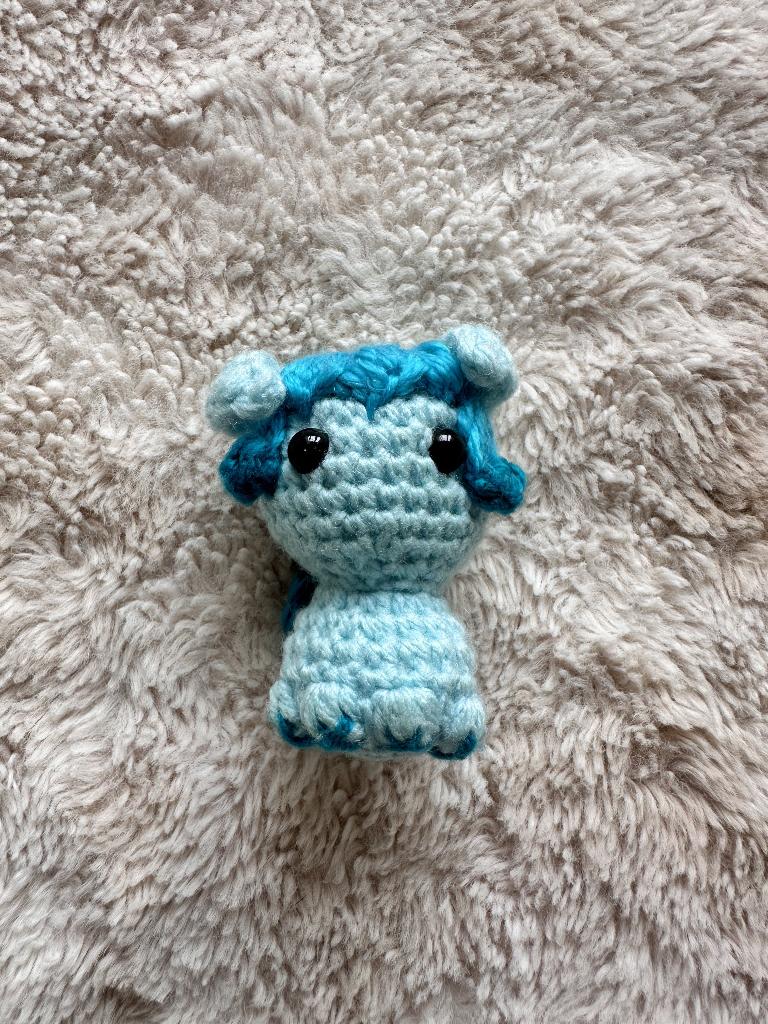 Pokemon Glaceon gehaakt, Ophalen of Verzenden, Zo goed als nieuw