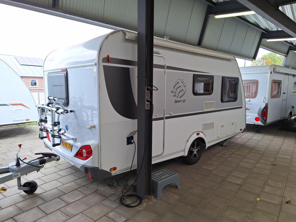 Knaus Sport 420 QD VASTBED / MOVER, Caravans en Kamperen, Bedrijf, Treinzit, 4 tot 5 meter, Knaus