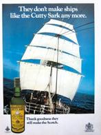3 oude advertenties reclames Cutty Sark whisky 1969-72 drank, Ophalen of Verzenden, Gebruikt, Overige typen