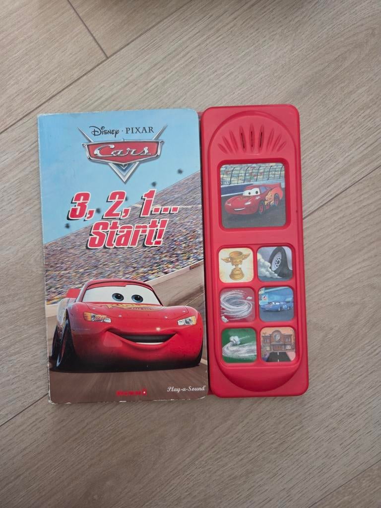 Disney Pixar Cars 3, 2, 1... Start! Boek met geluiden, Ophalen of Verzenden, Zo goed als nieuw, Disney Pixar, Fictie algemeen