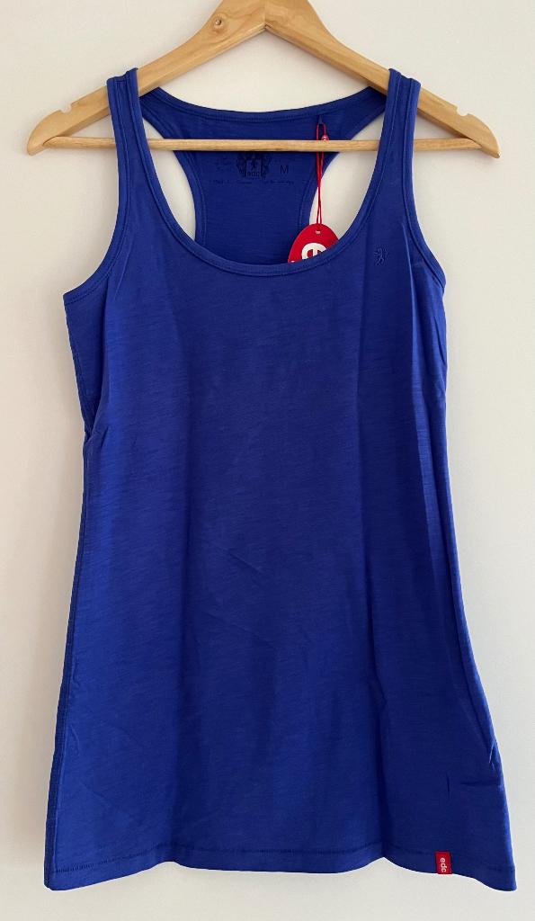 Nieuwe EDC haltertop (M) Blauw, Kleding | Dames, Tops, Maat 38/40 (M), Blauw, Nieuw, Ophalen of Verzenden