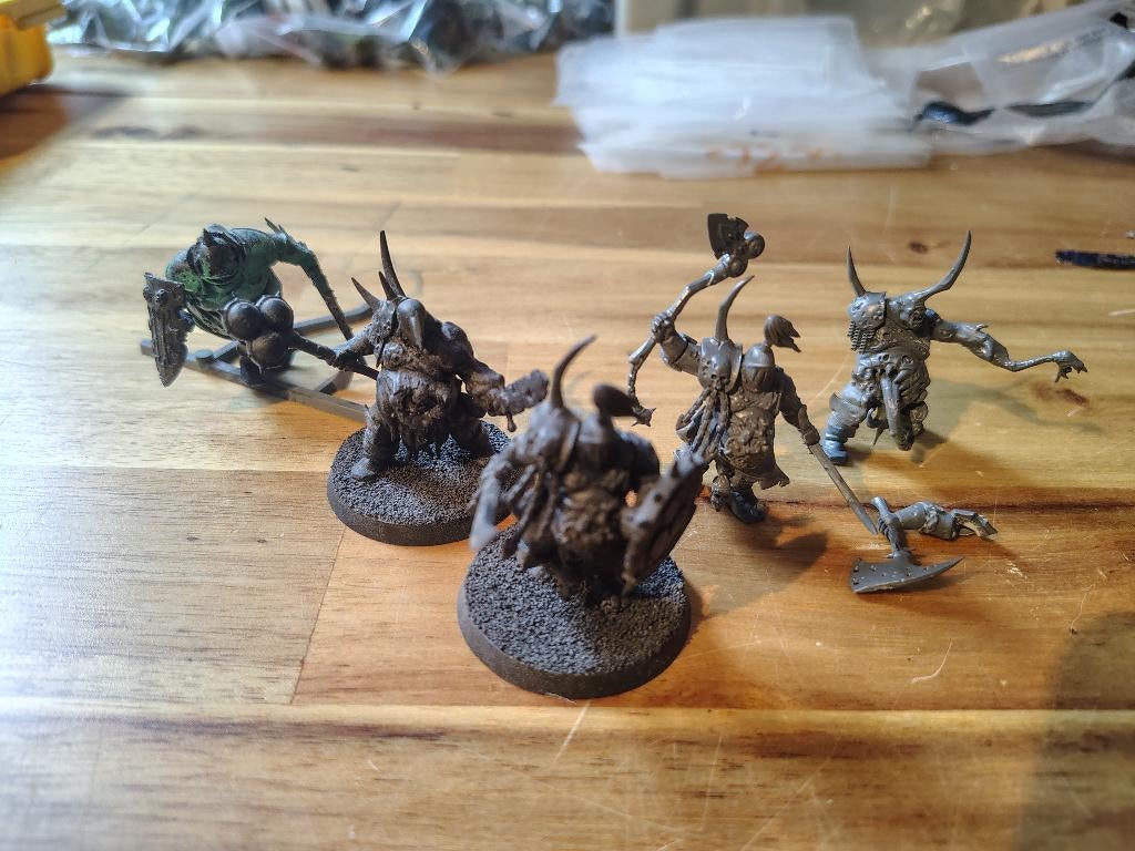 warhammer aos old putrid blightkings 1, Hobby en Vrije tijd, Wargaming, Ophalen of Verzenden, Zo goed als nieuw, Warhammer