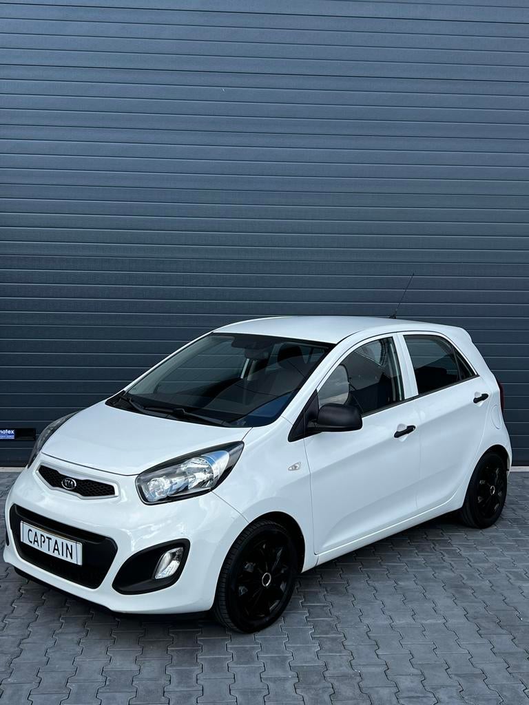 Kia Picanto 1.0 Cvvt 5-DRS 2011 Wit 131.376km, Auto's, Voorwielaandrijving, Euro 5, Zwart, 400 kg
