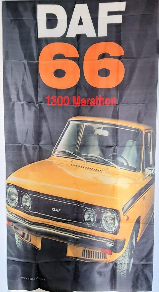 Vlag/Banner/Doek 90x180cm DAF 66 1300 Marathon, Ophalen of Verzenden