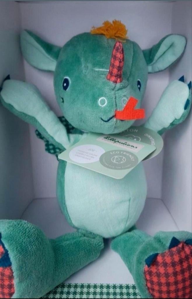 Lilliputiens Joe draak knuffel NIEUW in doos, Ophalen of Verzenden, Nieuw, Overige typen