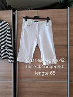 Charles Vögele Driekwart Broek Maat 42, Wit, Maat 42/44 (L), Ophalen of Verzenden, Driekwart
