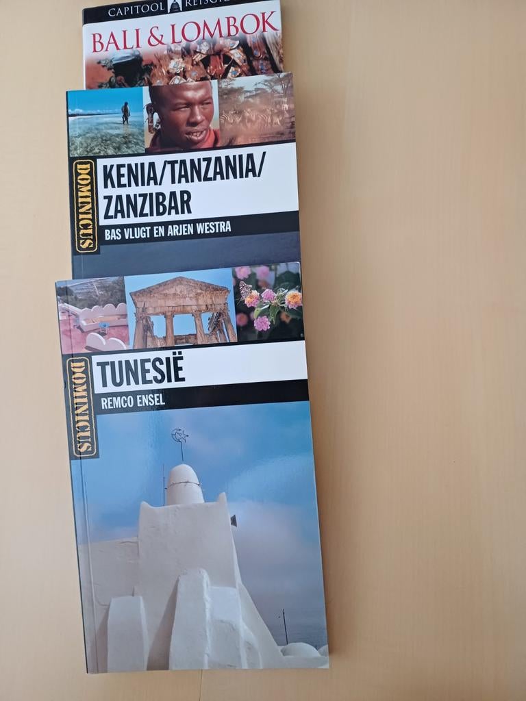Bali-lombok Tunesië  kenia/Tanzania/lombok, Ophalen, Zo goed als nieuw, Europa, Overige merken
