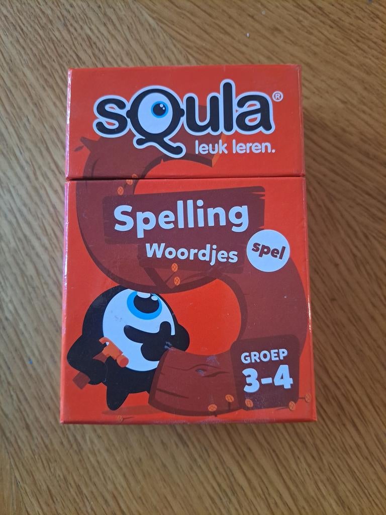 Squla Spelling Woordjes spel Groep 3-4, Hobby en Vrije tijd, Gezelschapsspellen | Kaartspellen, Ophalen of Verzenden