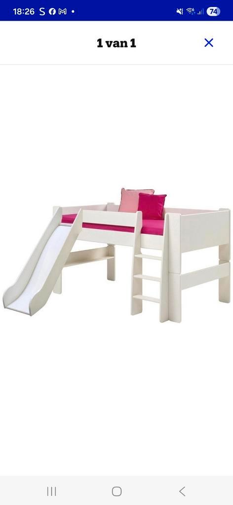 Halfhoogslaper met glijbaan, Kinderen en Baby's, Kinderkamer | Stapelbedden en Hoogslapers, Gebruikt, Halfhoogslaper, Ophalen