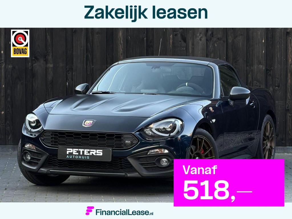 Abarth 124 Spider 1.4 MultiAir Turbo| Als Nieuw+Historie, Auto's, Fiat, Bedrijf, Lease, Financial lease, 124 Spider, ABS, Airbags