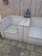 2 Steigerhouten stoelen - opknappers (gratis af te halen), Gebruikt, Twee, Overige kleuren, Ophalen of Verzenden