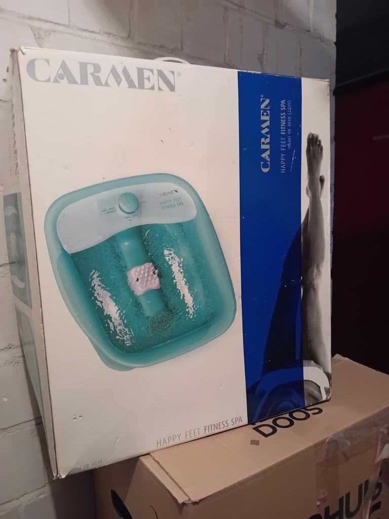 Carmen Happy Feet Fitness Spa Voetenbad, Sport en Fitness, Massageproducten, Ophalen of Verzenden, Nieuw, Apparaat