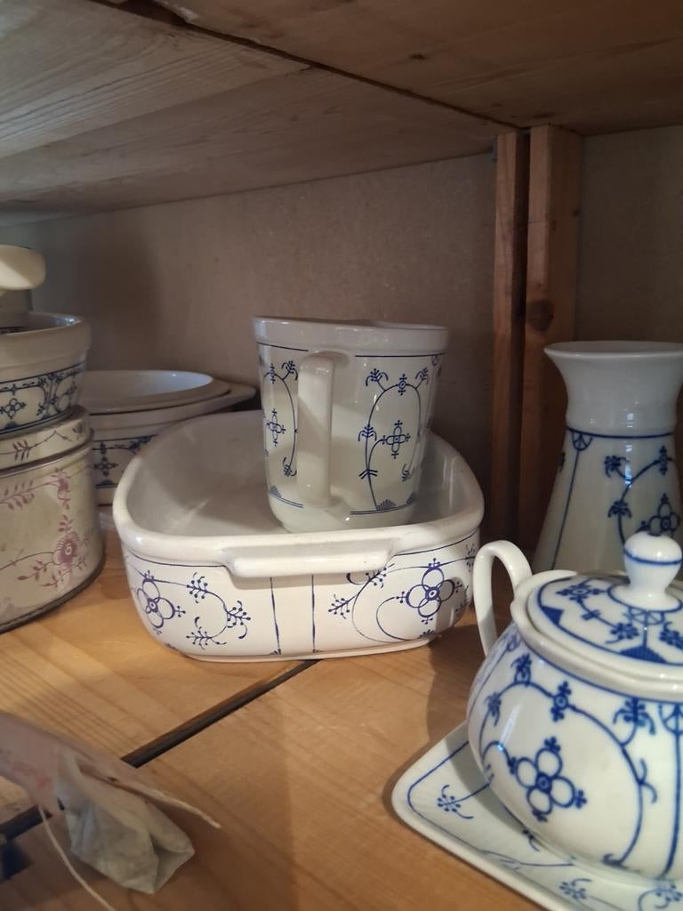 Ovenschaal  saksisch  blauw, Huis en Inrichting, Keuken | Servies, Nieuw, Ophalen of Verzenden, Schaal of Schalen, Overige stijlen