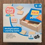 Playtive Junior Vermenigvuldigingsspel - Leerzaam en Leuk!, 10 tot 50 stukjes, Ophalen of Verzenden, Zo goed als nieuw, Van hout