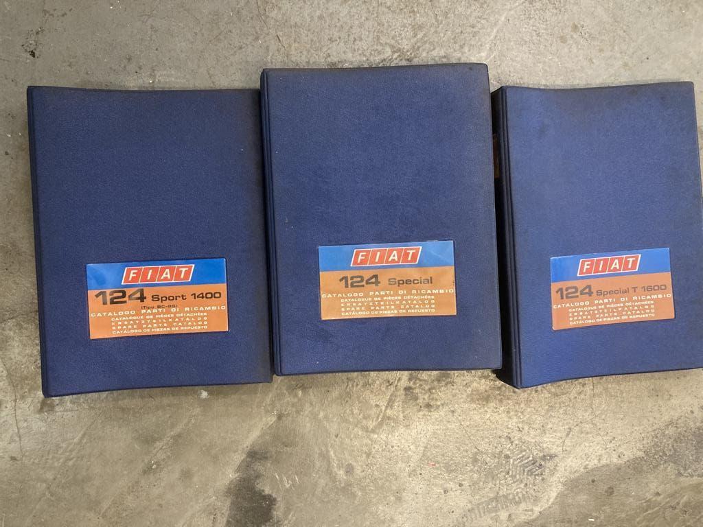 onderdelen boeken fiat 124, Ophalen of Verzenden