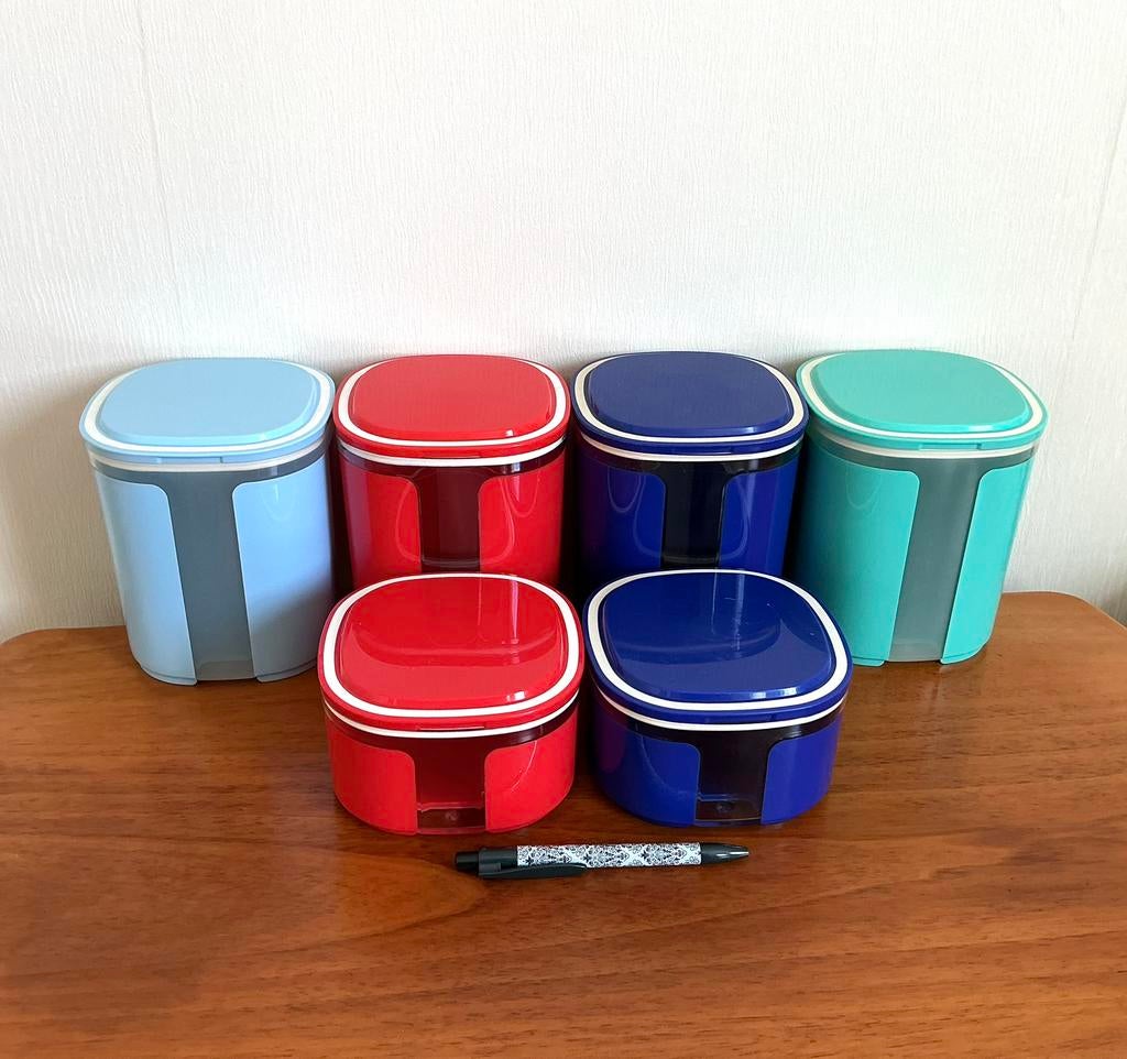 Tupperware 6 x Vensterbussen Voorraadbussen Inhoud 0.7 / 1.5, Ophalen of Verzenden, Zo goed als nieuw, Groen