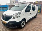 Renault trafic dubbele cabine 2015, Auto's, Voorwielaandrijving, Euro 5, Stof, Zwart