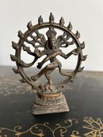 Bronzen beeld Shiva Nataraja die de demon Apasmara vertrapt, Ophalen of Verzenden, Zo goed als nieuw