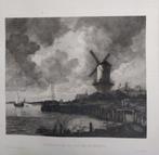 Antieke ets J.M. Graadt van Roggen -  Wijk bij, Antiek en Kunst, Verzenden