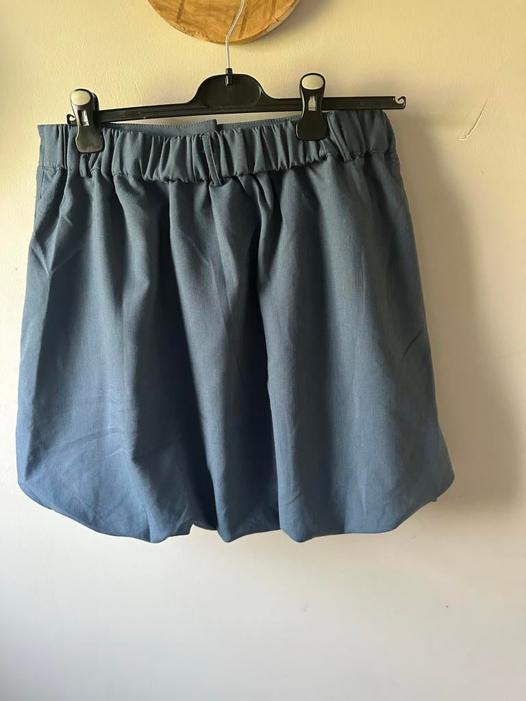 Azzurro Blauwe ballon Rok - Maat L/XL, Kleding | Dames, Rokken, Maat 42/44 (L), Zo goed als nieuw, Boven de knie, Verzenden
