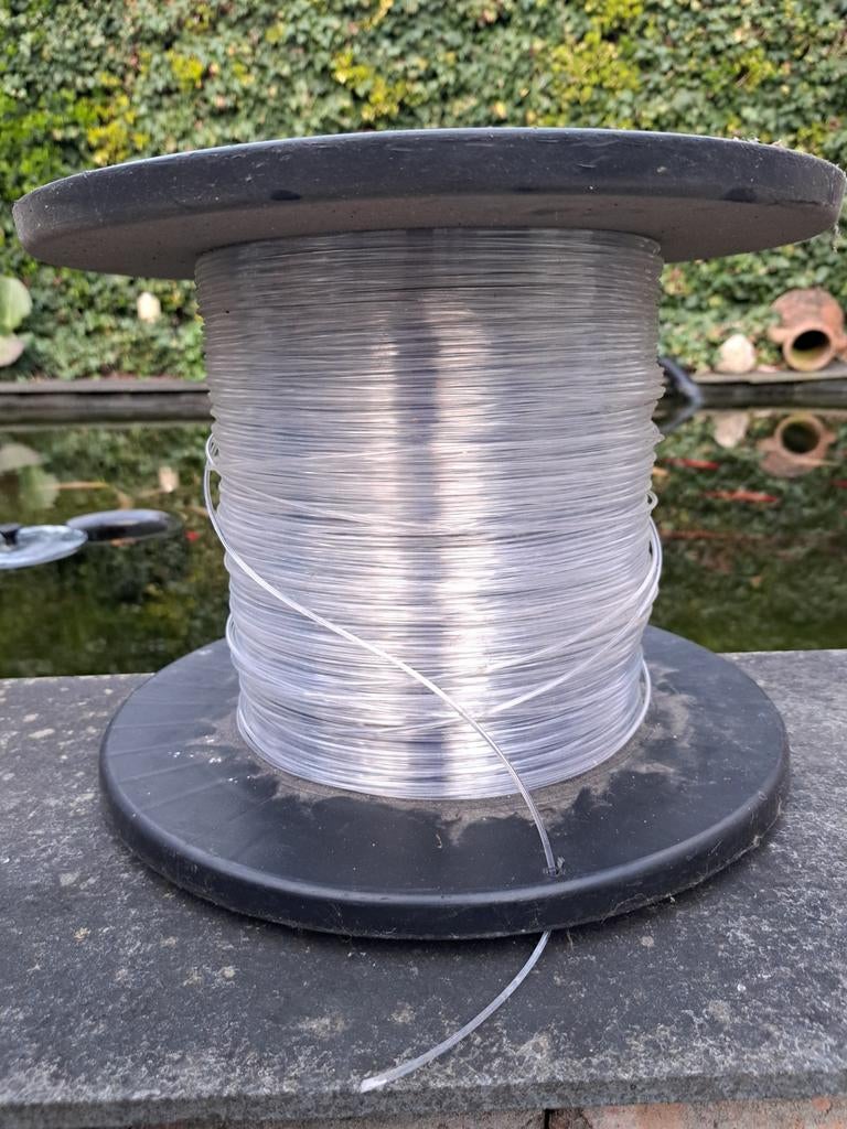 Haspel met Perlon Draad - Tuindraad / Tuindersdraad, Ophalen, Gebruikt