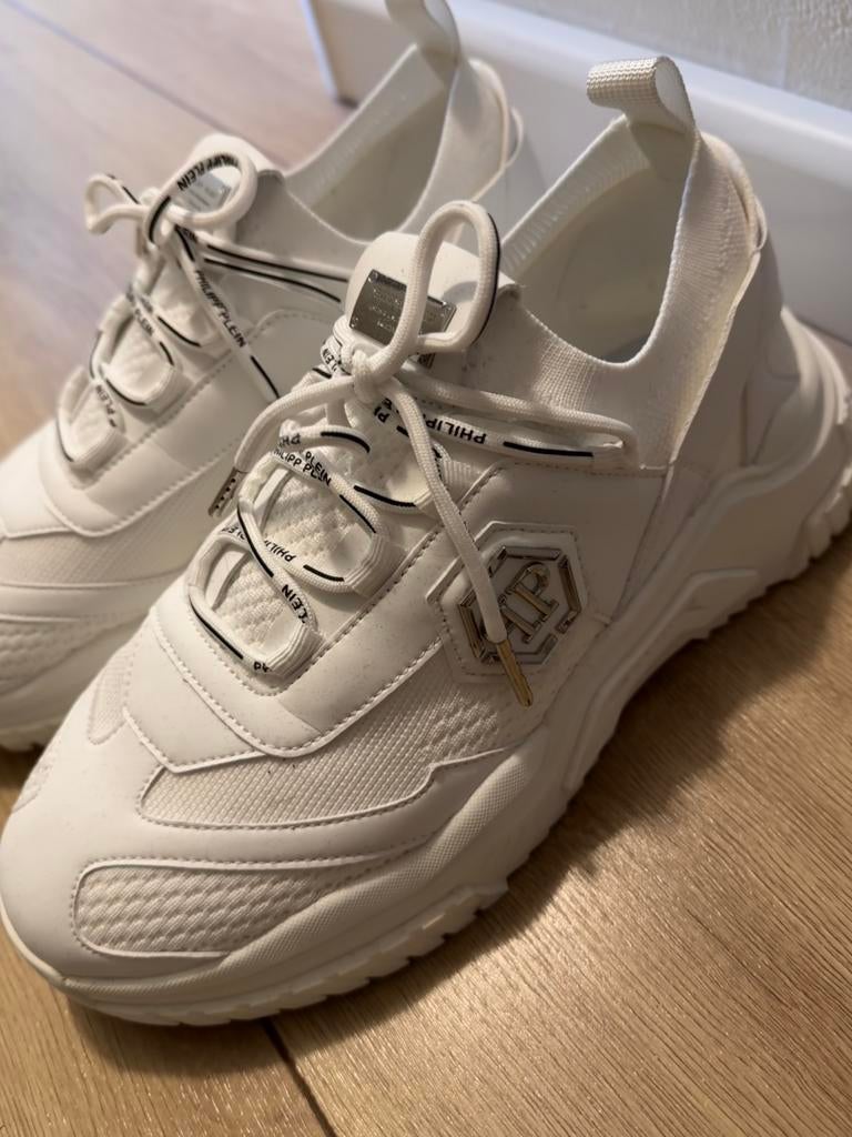 Philipp Plein Sneakers | Wit | Originieel | 41 | Incl doos, Wit, Nieuw, Ophalen of Verzenden, Sneakers of Gympen