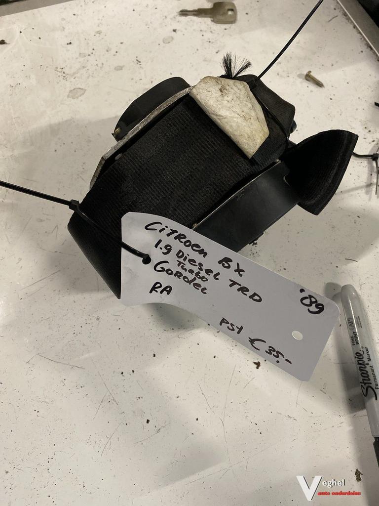 Citroen BX TRD 1.9 1989 Gordel Rechtsvoor of linksachter of, Auto-onderdelen, Interieur en Bekleding, Gebruikt, -, -, Ophalen of Verzenden