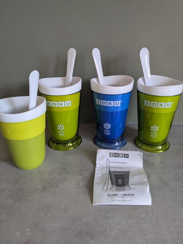 Zoku. Slush and Shake maker. 4 x, Ophalen of Verzenden, Cupcakes, Bakvorm