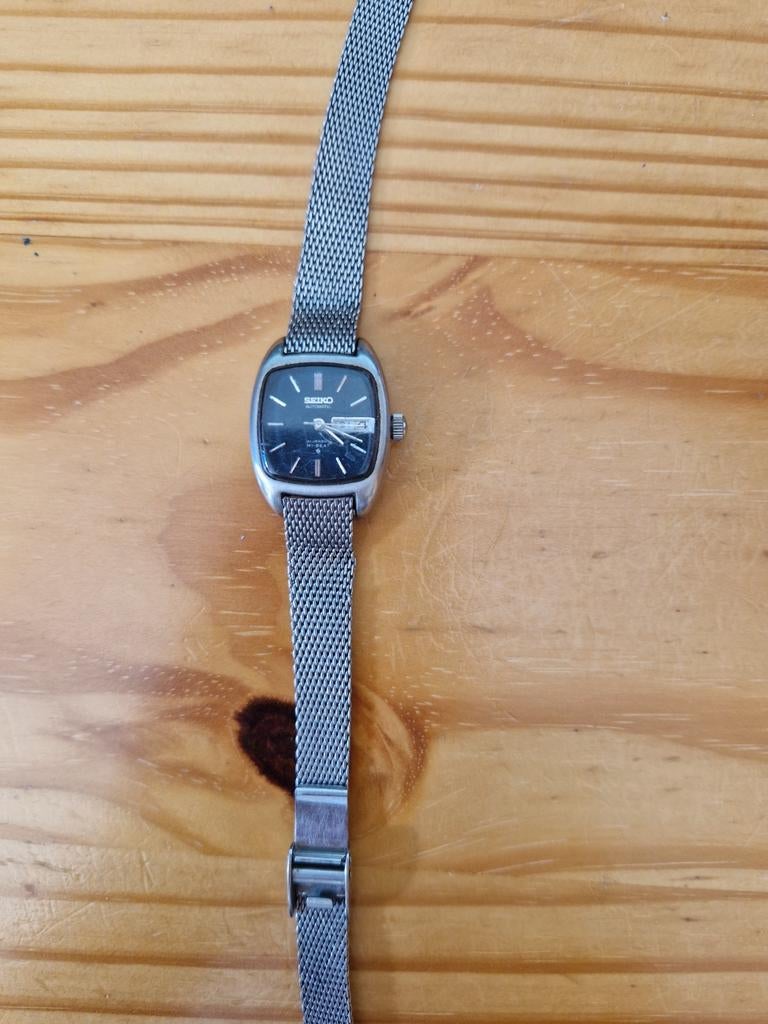 Vintage Seiko dameshorloge, Ophalen of Verzenden, Gebruikt, Staal, Seiko