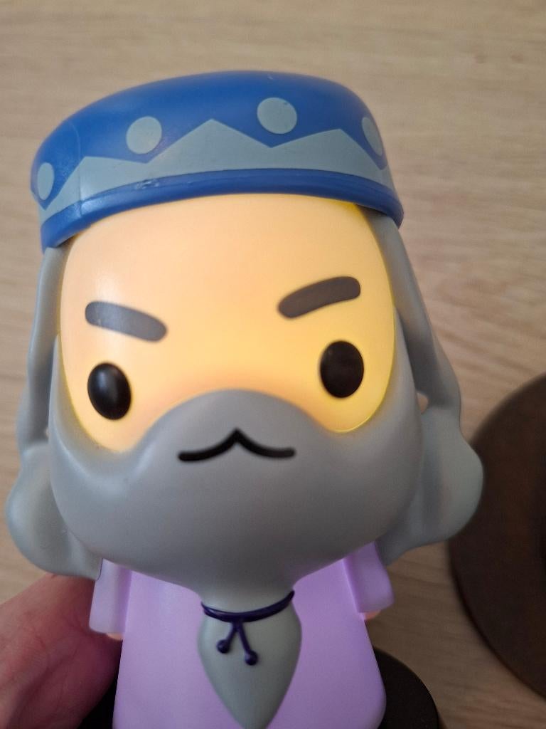Dumbledore Led lampje en sorting hat, Verzamelen, Harry Potter, Ophalen of Verzenden, Zo goed als nieuw, Gebruiksvoorwerp