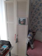 Kledingkast Ikea 2 deurs met louvre deuren, Ophalen, Gebruikt, 50 tot 100 cm, Modern