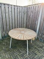 Ronde houten tuintafel Jysk, Tuin en Terras, Tuintafels, Ophalen, Gebruikt, Rond, Hout