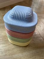 Foam speelstenen – set van 4 (pastelkleuren) stapelstenen, Ophalen of Verzenden, Zo goed als nieuw