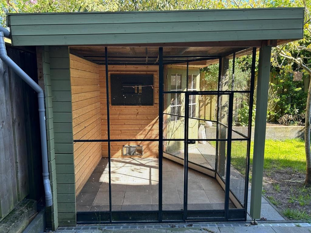 Voliere, losse panelen zonder de blokhut, Dieren en Toebehoren, Ophalen of Verzenden, 110 cm of meer, 100 cm of meer