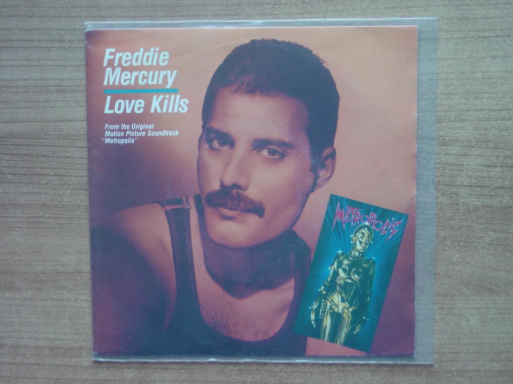 Freddie Mercury – Love Kills, Gebruikt, 7 inch, Single, Ophalen of Verzenden