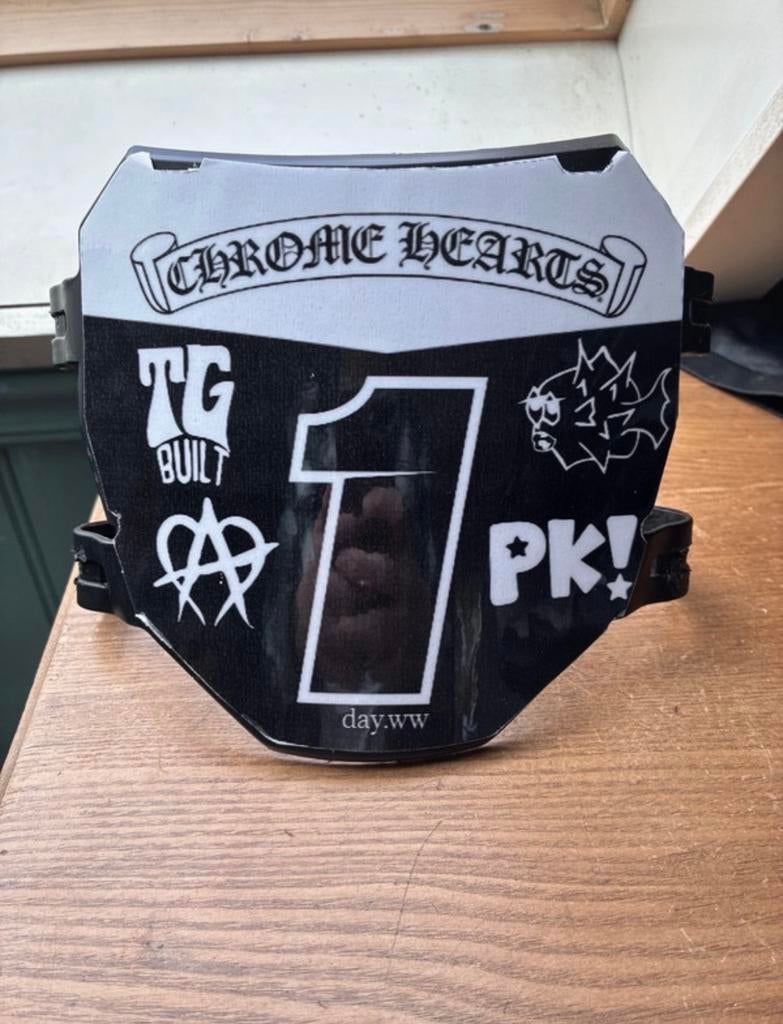 Odi plate decal zwart en wit (alleen decal), Ophalen of Verzenden