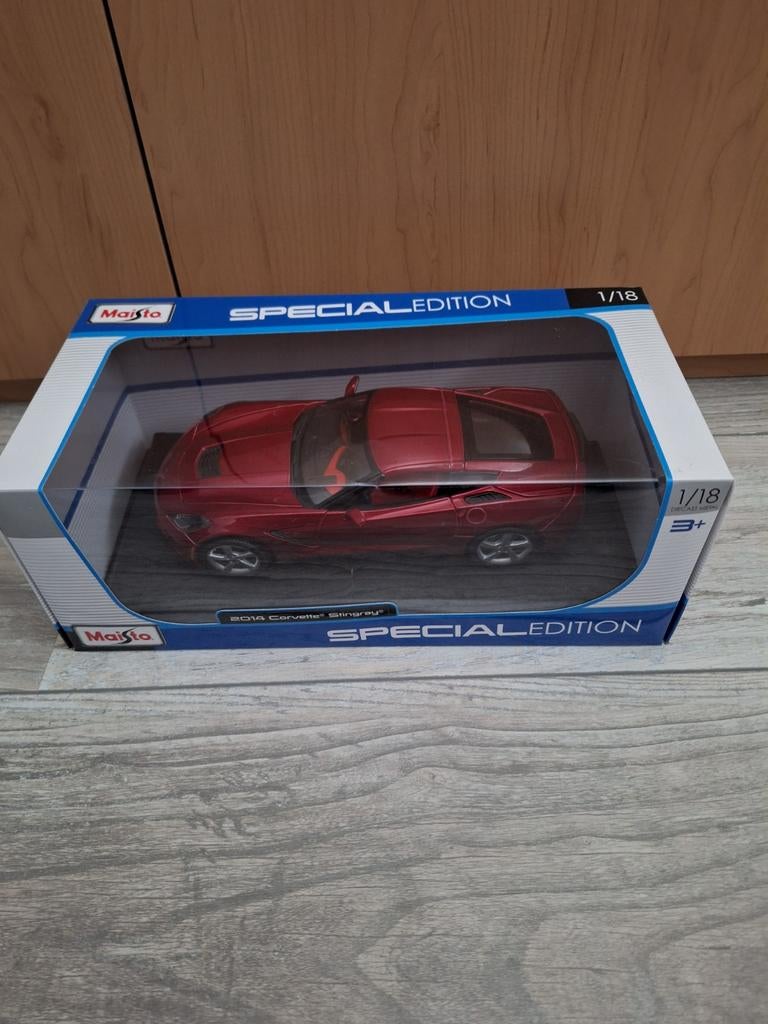 Corvette Stingray 1:18 nieuw Maisto, Ophalen of Verzenden, Nieuw, Auto, Maisto