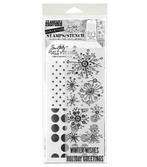 Stampers Anonymous Tim Holtz Stamps + Stencil Set #185, Verzenden, Nieuw, Clearstamp