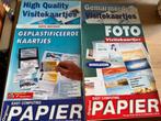 Visitekaartjes papier 4 pakjes Easy Computing, Ophalen, Zo goed als nieuw