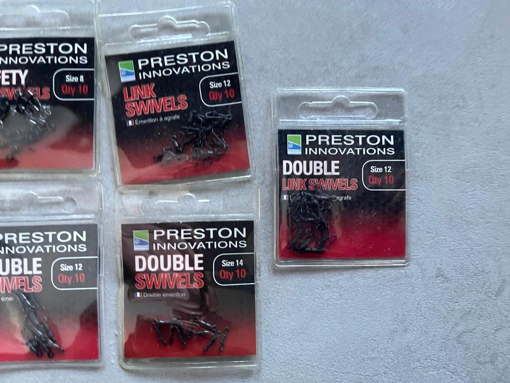 adv 228 / NIEUW mixset 9 pakjes swivels PRESTON, Ophalen of Verzenden, Nieuw, Overige typen